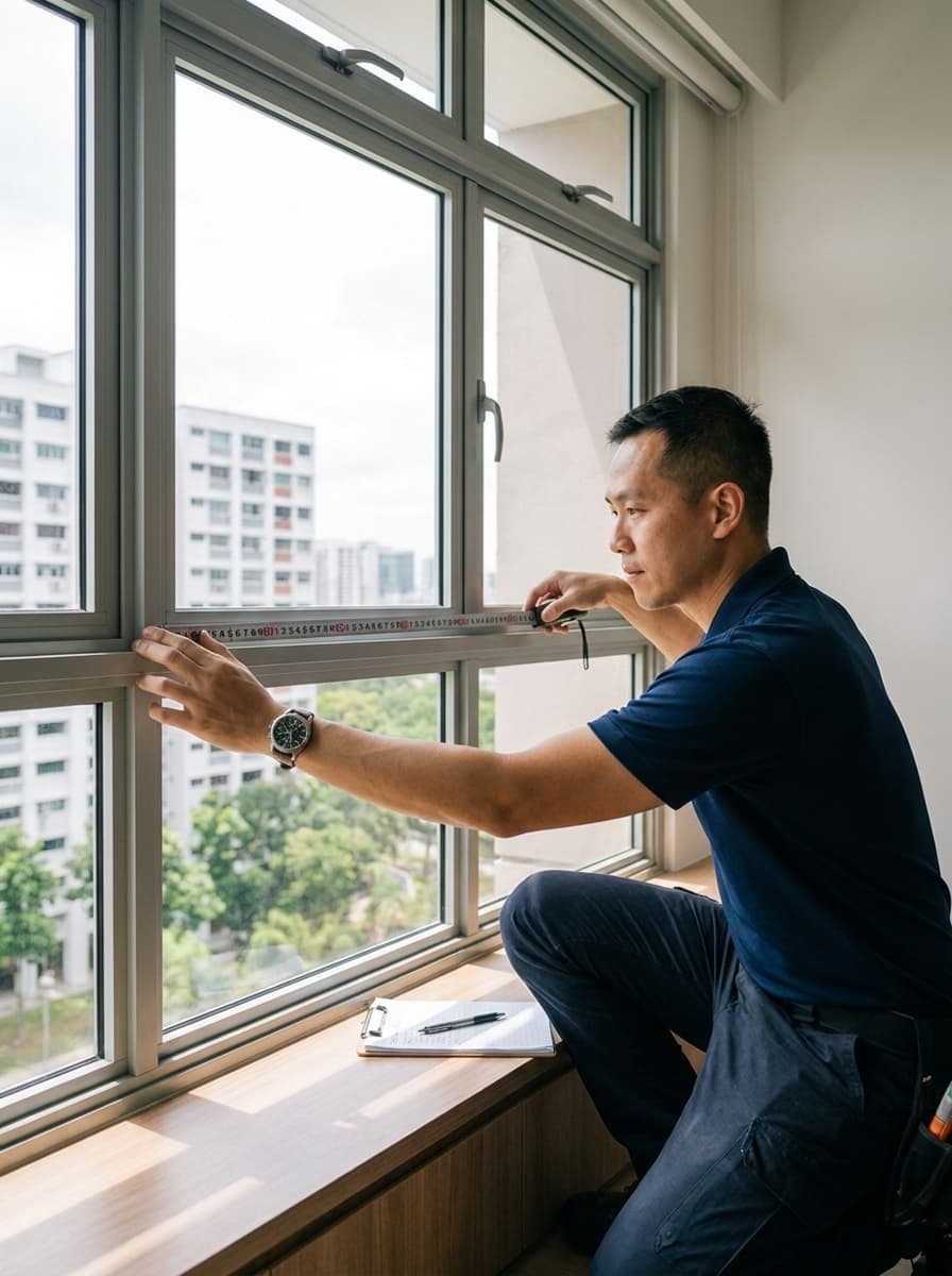 Free home measurement service for curtains and blinds in Singapore