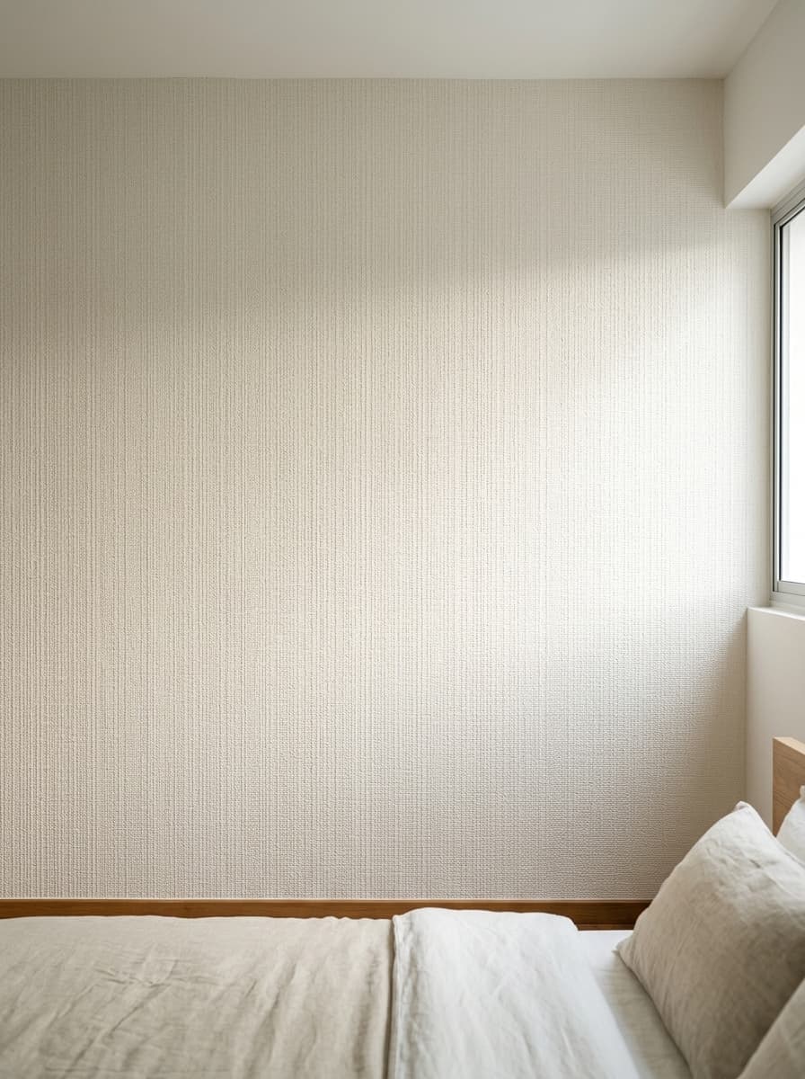 Luxury wallpaper installation Singapore condo bedroom